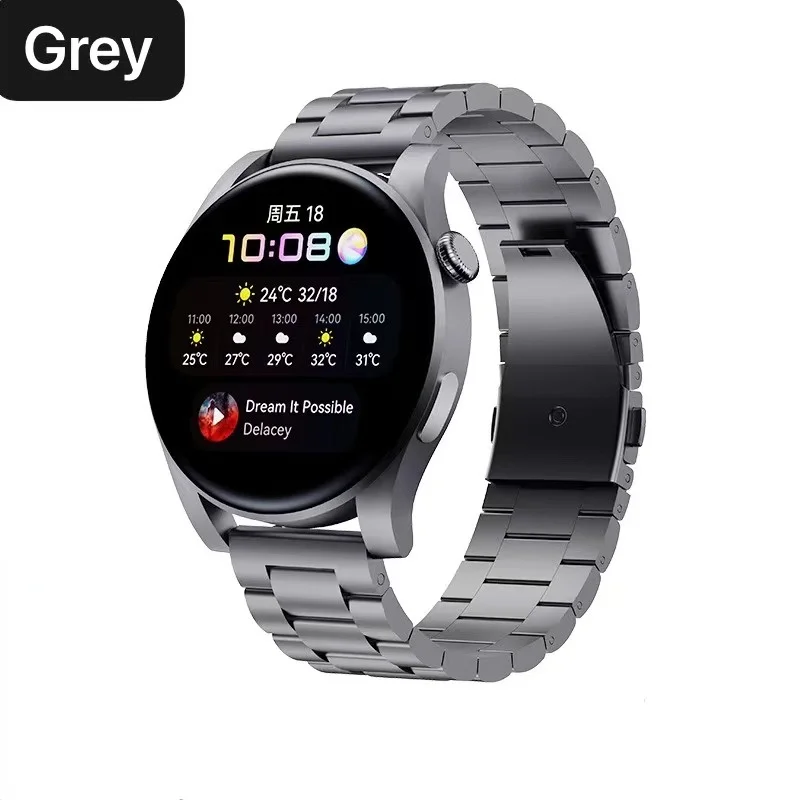Premium Titanium Metal Bracelet Strap - 20mm/22mm Adjustable Band