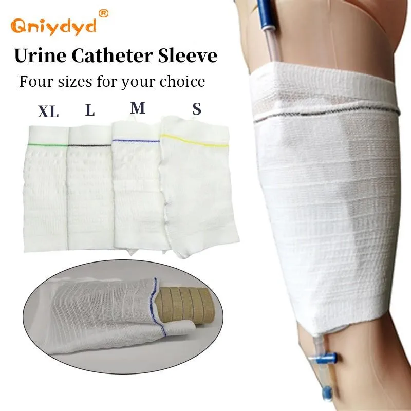 Urine Bag Holder Leg Sleeve Breathable and Elastic for Urine Drainage Bags Strap Holder Urinary Incontinence Supplies S M L XL urine collection bag