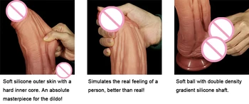 10.6 Inch Huge Dildo with Suction Cup Dildo for Anal Lifelike Dildo Realistic Penis Sex Toys for Woman Adult Sex Shop 18+ Good 5