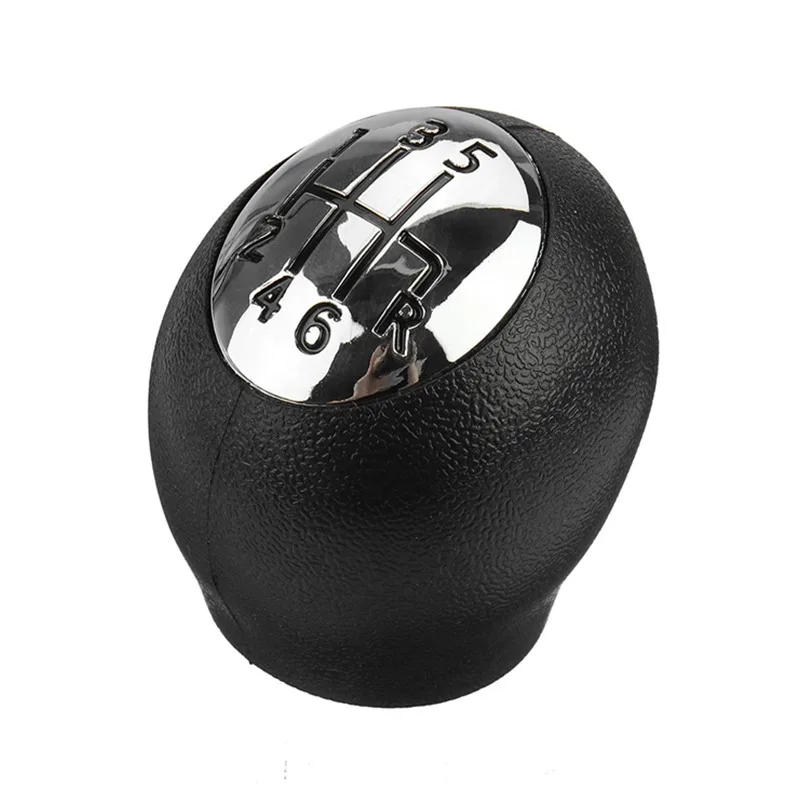 Car Gear Shift Knob Leather ABS Gear Shift Knob Lever Shifter Stick Handball For Renault Megane/Scenic/Laguna/Espace Vauxhall/Opel Movano 5 6 Speed