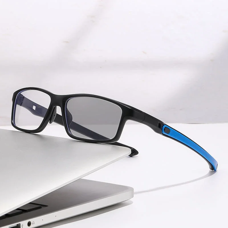 TR90 Sports Photochromic Multifocal Reading Glasses Unisex Progressive Near Far Presbyopia Anti Blue Light Plus Diopter Eyewear 3