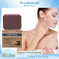 Coffee Soap for Face Naturally Deep Cleansing Smooth Brightening Moisturizing Bathing Oil Control Hydrate Handmade Body Soap Bar 1