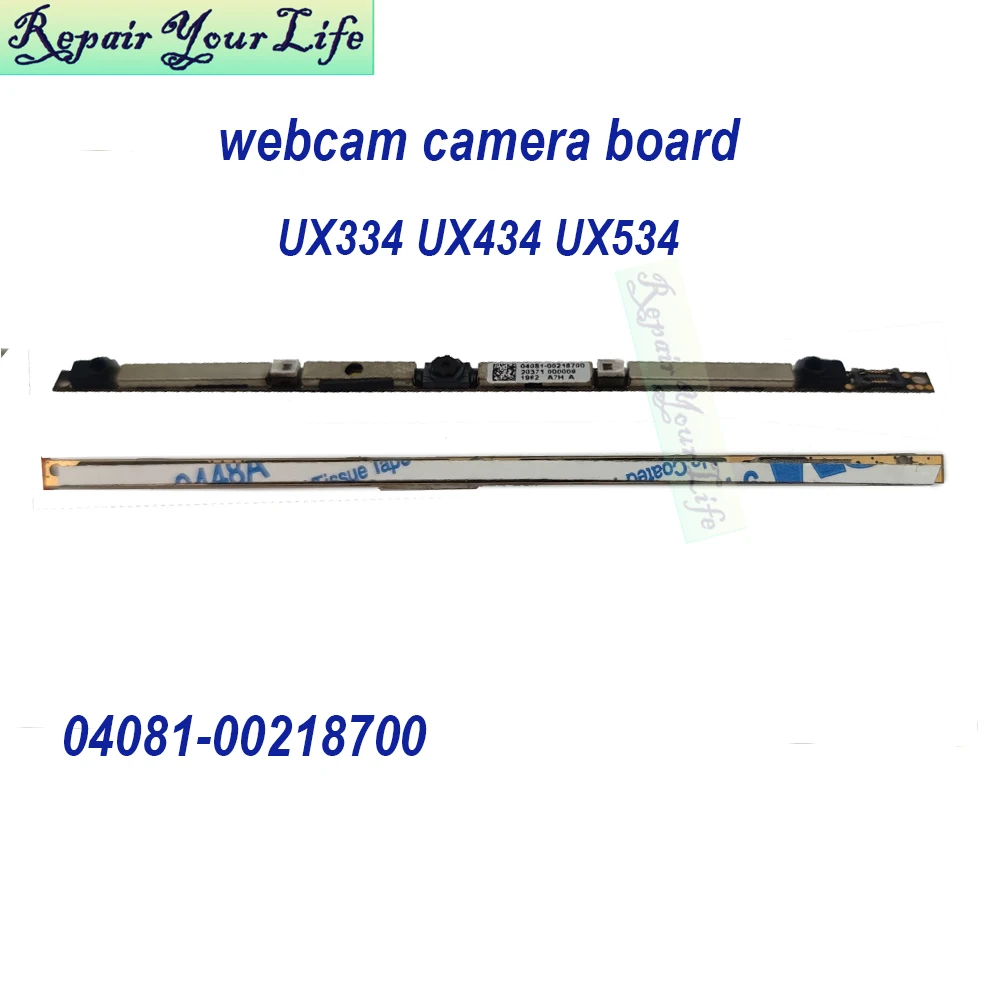 노트북 부품 웹캠 카메라, Asus ZenBook UX334FL FA UX334FLC UX534FA FT UX434DA UX434FQ 04081 00218700 카메라 3D IR 보드
