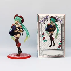 Hatsune Miku Wonderland Puss in Boots Anime Figurine - Cute Kawaii Girl Decoration (With box)