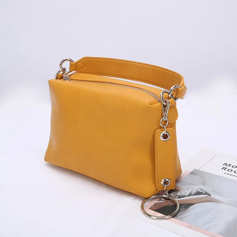 Trend Designer Leather Shoulder Bags for Women's 2023 Luxury Handbags High Quality Vintage Messenger Crossbody Bag Female Clutch