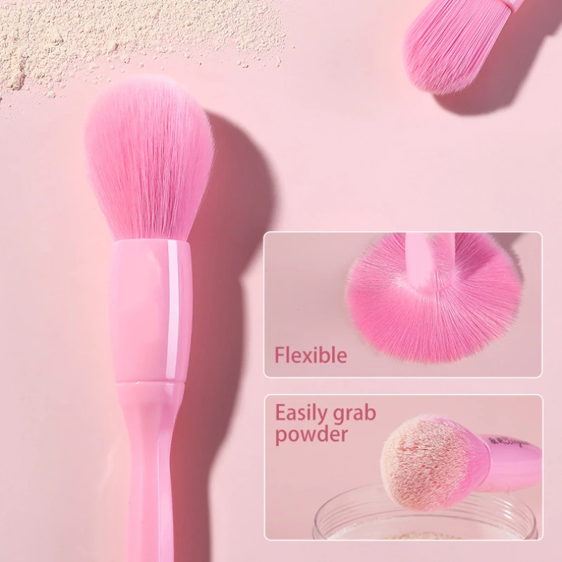 Candy Color Makeup Brushes Set Powder Foundation Eyebrow Eyeshadow Blush Make Up Tools Kit Foundation Brush Set 10 pcs