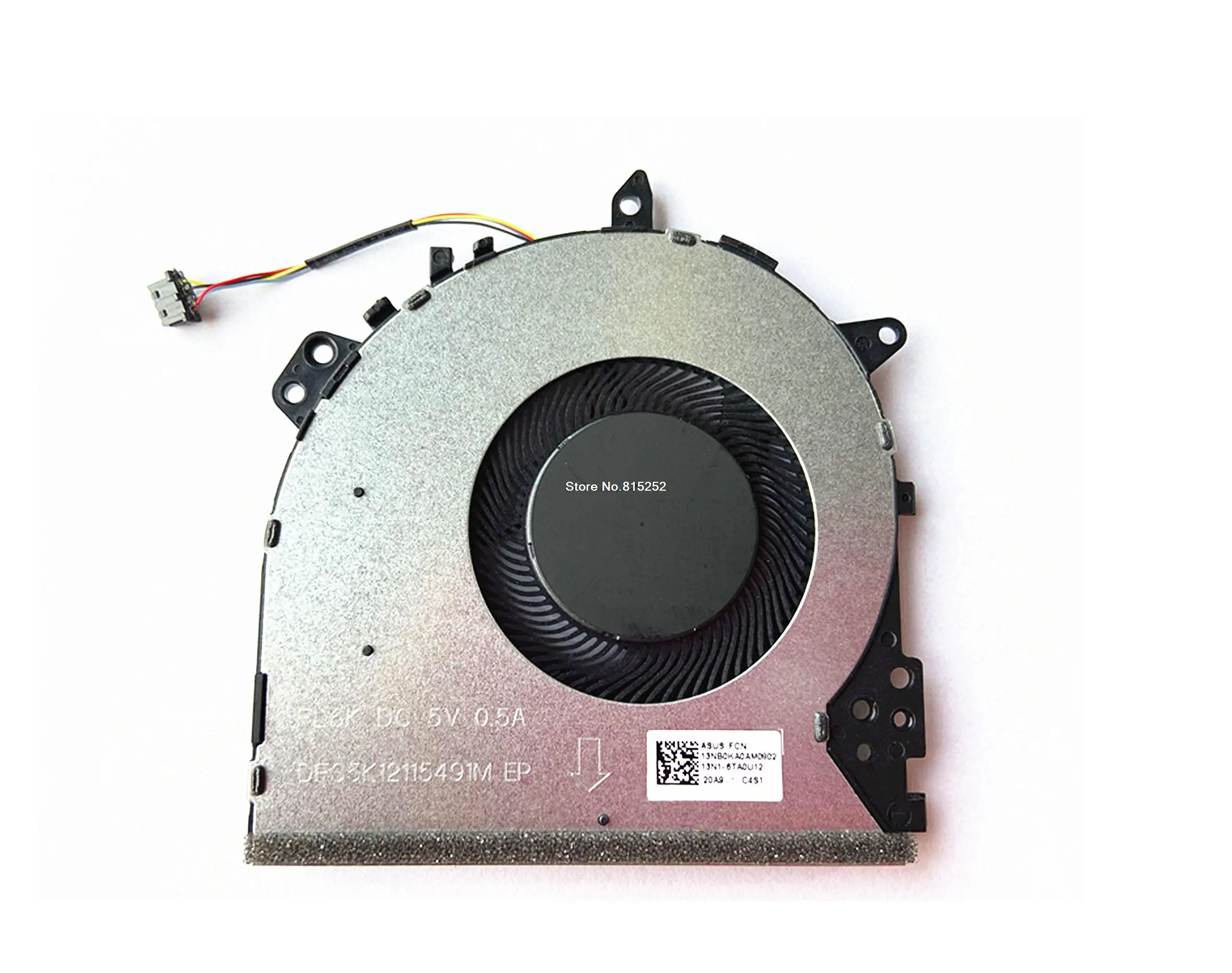

Вентилятор ЦП для ноутбука ASUS 13NB0KA0AM0811 NS85C05-18L30 DC5V 0.5A