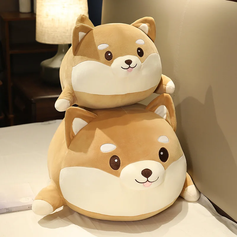 1pc Lovely Fat Shiba Inu & Corgi Dog Plush Toys Stuffed Soft Kawaii Animal Cartoon Pillow Dolls Gift for Kids Baby Children images - 6