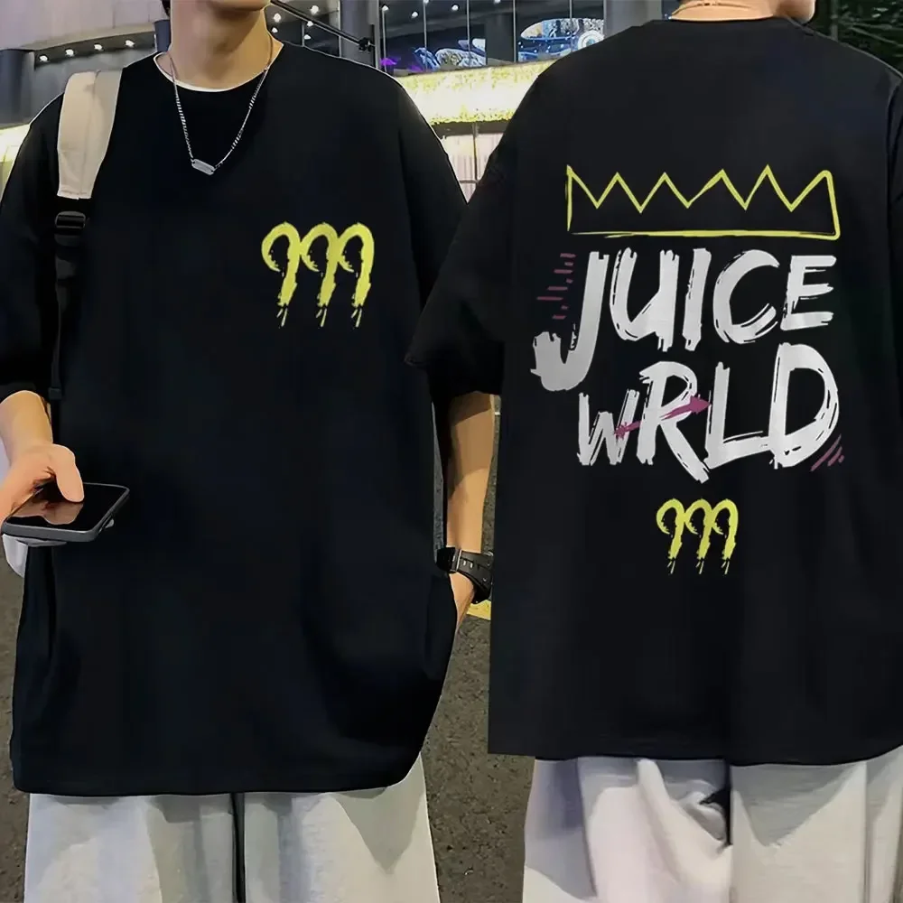 

Rapper Juice Wrld 999 Graphic T Shirts Men's Women's Trend Hip Hop Rap Short Sleeve T-shirt Harajuku Fashion Oversized T-shirts