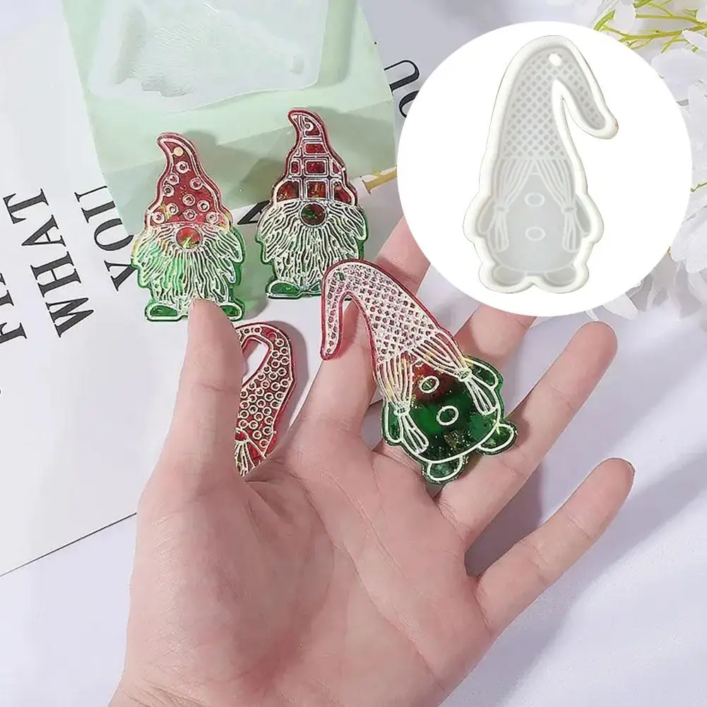 

Christmas Tree Silicone Molds DIY Handmade Uv Epoxy Mould Plaster Jewelry Decor Storage Resin Rack Ornaments Home Christmas O0K9