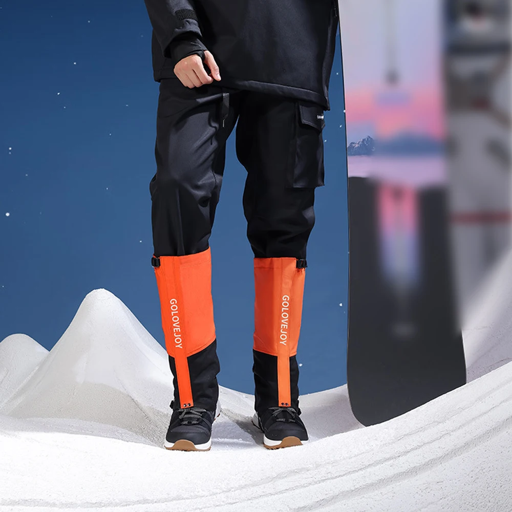 Waterproof Snow Gaiters Winter Outdoor Shoes Protective Leg Covers for Snowboarding Mountaineering Skiing