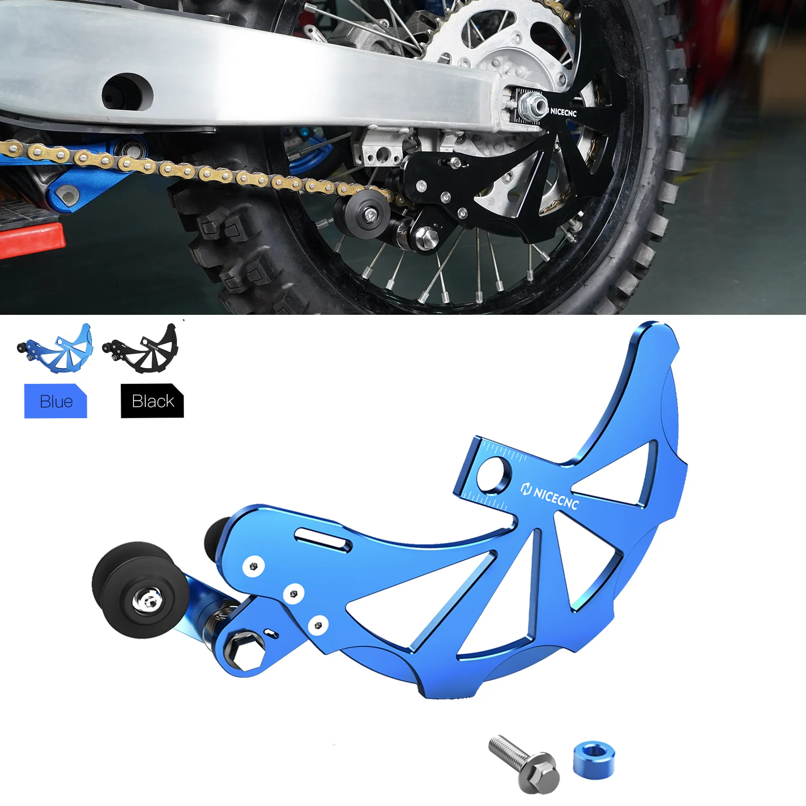 MotorcycleRearSprocketGuardChainTensionerForYAMAHAYZ125250