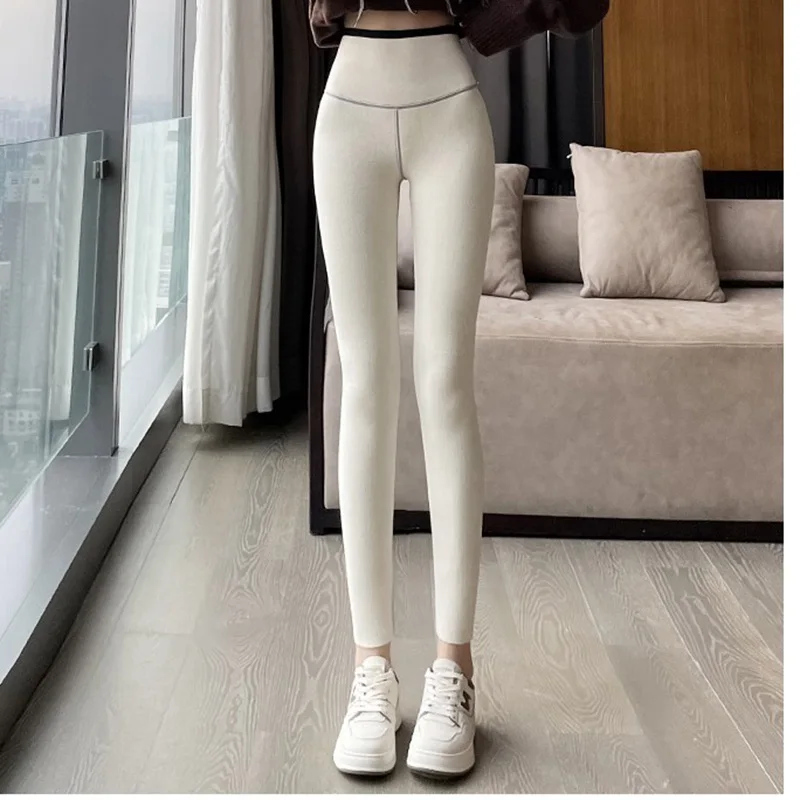 Tights High Waisted Women's Winter Thermal Underwear Thermal Leggings  HEATTECH Thermal Termico Underpants Fleece-lined Pants - AliExpress