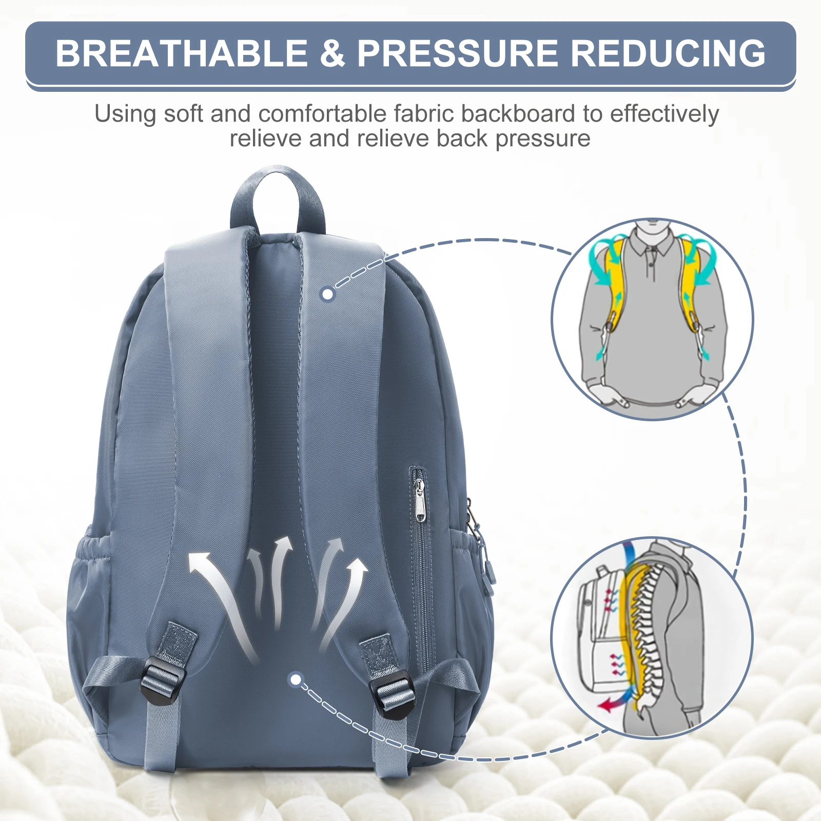 Teenage School Backpacks, Hand Luggage Backpack, Kids Backpack Boys Girls Casual Travel Backpacl, Weekender Bags for Women 4