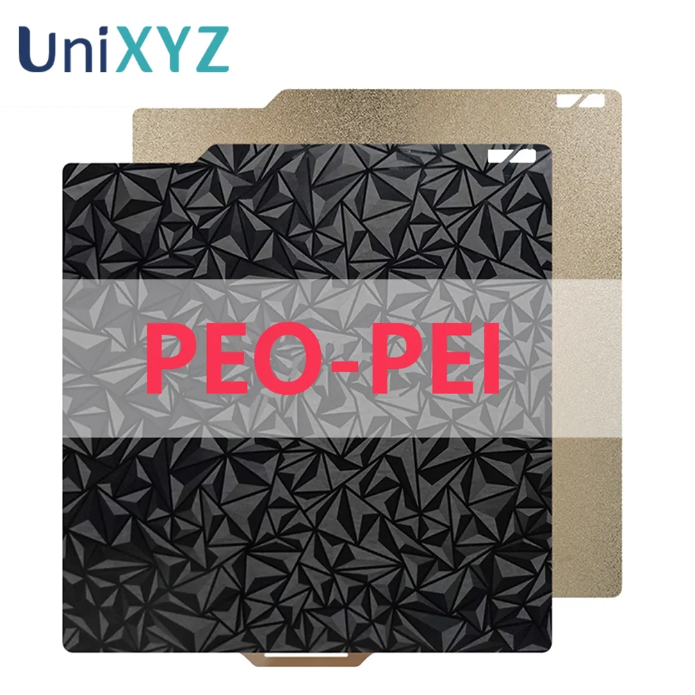 Build Plate for Bambu Lab X1 X1-Carbon Combo P1P Textured PEI/PEO Spring Sheet Double Sided Magnetic Steel Flexible Heated Bed