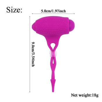 Vibrator Nipple Clamps Powerful Breast Clips Vagina Clitoris Massager Sextoy Adult Games Sex Toys For Woman Female Masturbator 3