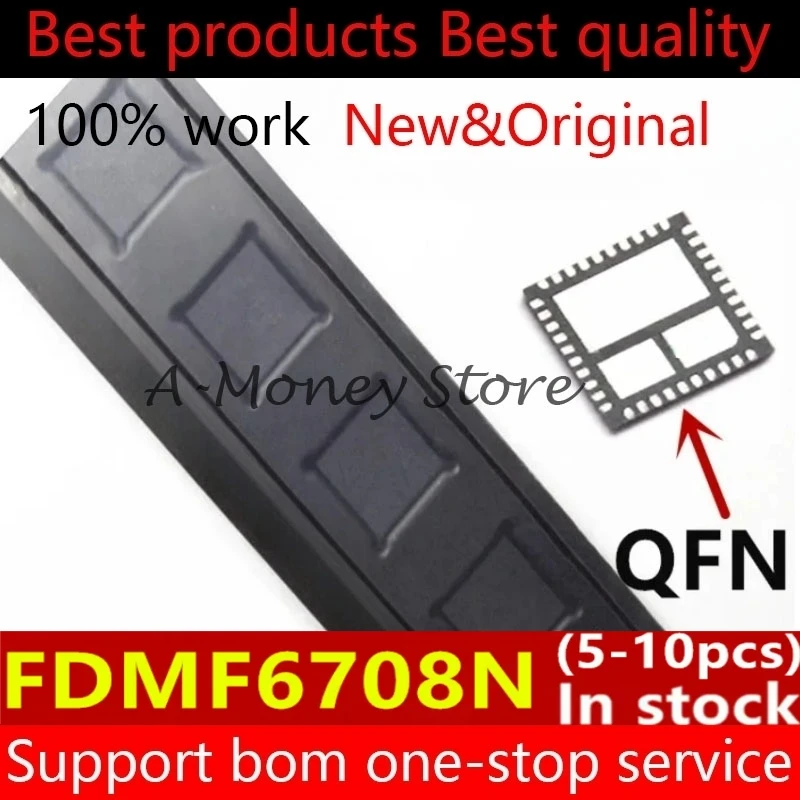 

(5-10pcs)FDMF6708N FDMF 6708N QFN-40