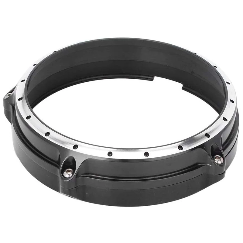 

Motorcycle Aluminum 7 Inch Headlight Bezel Trim Ring Cover for BMW R Nine T R NINET Scrambler 2014-2018 Black
