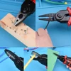 5 IN 1 Multifunctional Pliers Set Quick Change Pliers Head with Wire Pliers Scissors Cable Cutter Wire Stripper Crimping Pliers 5