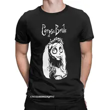 Camiseta Vintage para hombre, camisa Harajuku con cuello redondo, algodón, Tops únicos de gran tamaño, de la novia, Emily