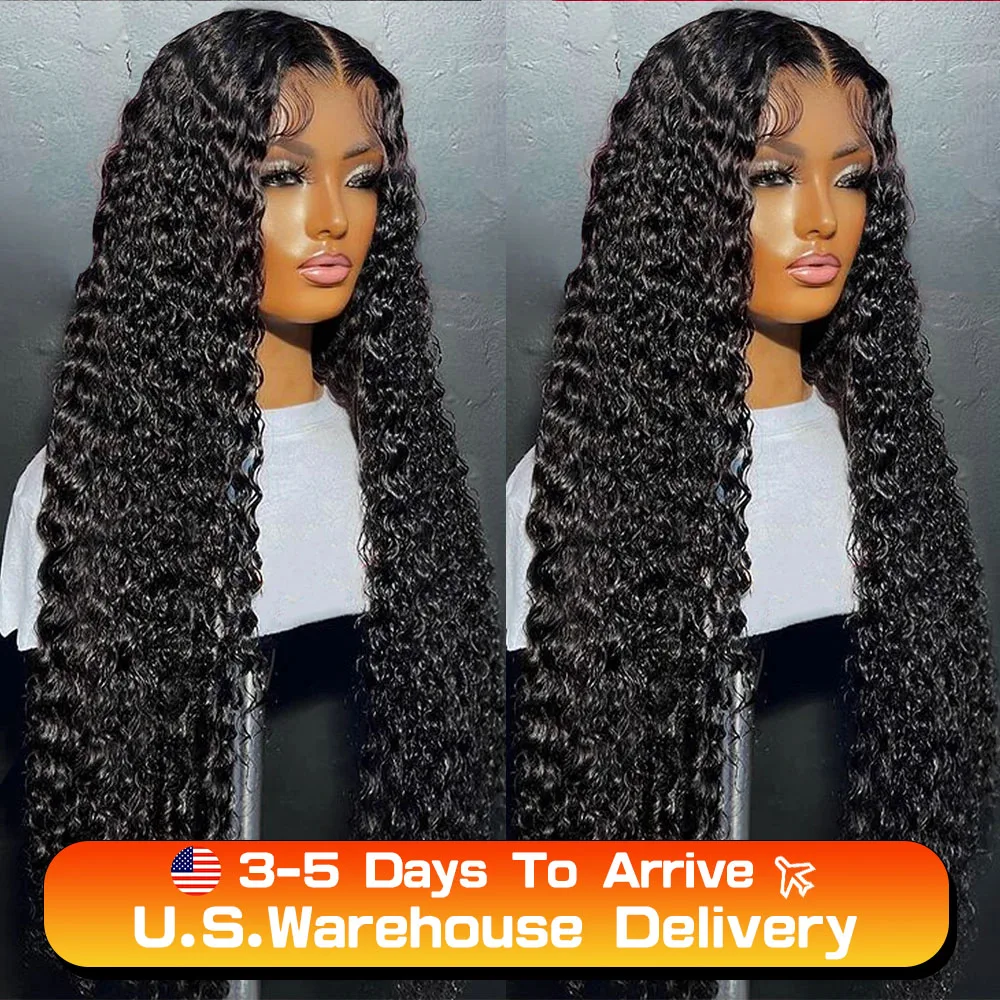 40inch Loose Deep Wave 13x6 HD Lace Frontal Human Hair Wig Brazilian Curly Wigs 13x4 Human Hair Lace Front Wig Pre Plucked human hair wig