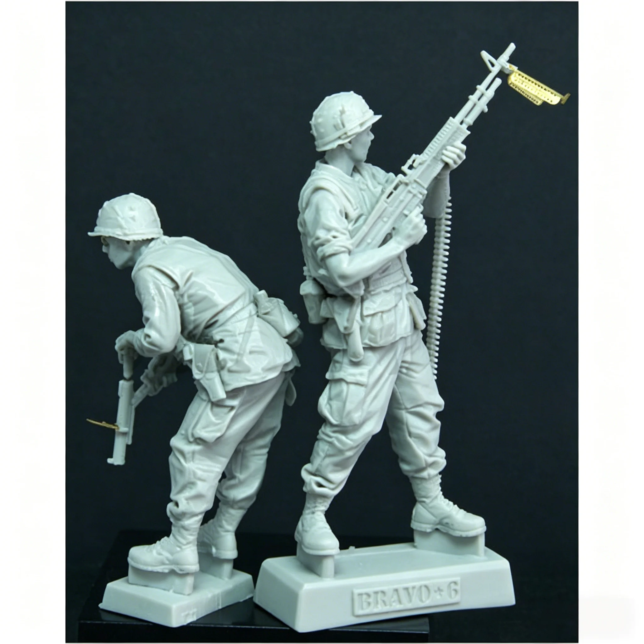 1/35 레진 군인 모델 GK - 베트남 전쟁 - 미국 군인 - 조립되지 않은 미도색 DIY 키트 - 1085R