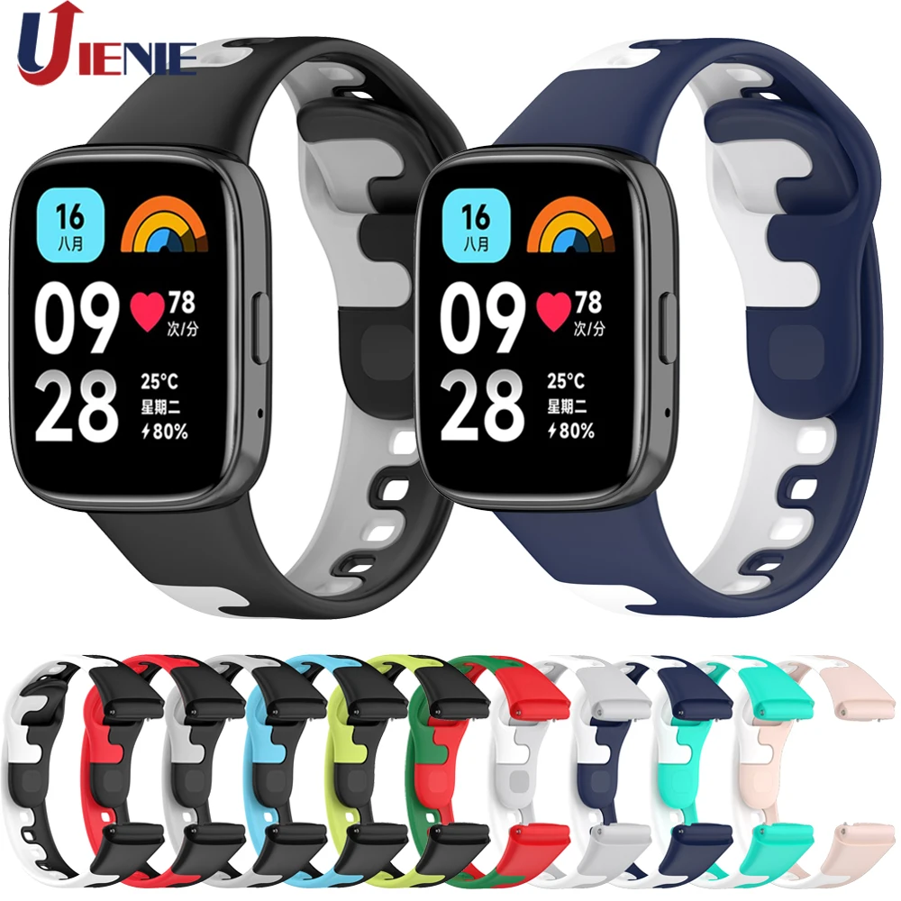 

Silicone Watch Band for Redmi Watch 3 active/ Watch3 lite Bracelet Smartwatch Strap Watchband Sport Replacement correa