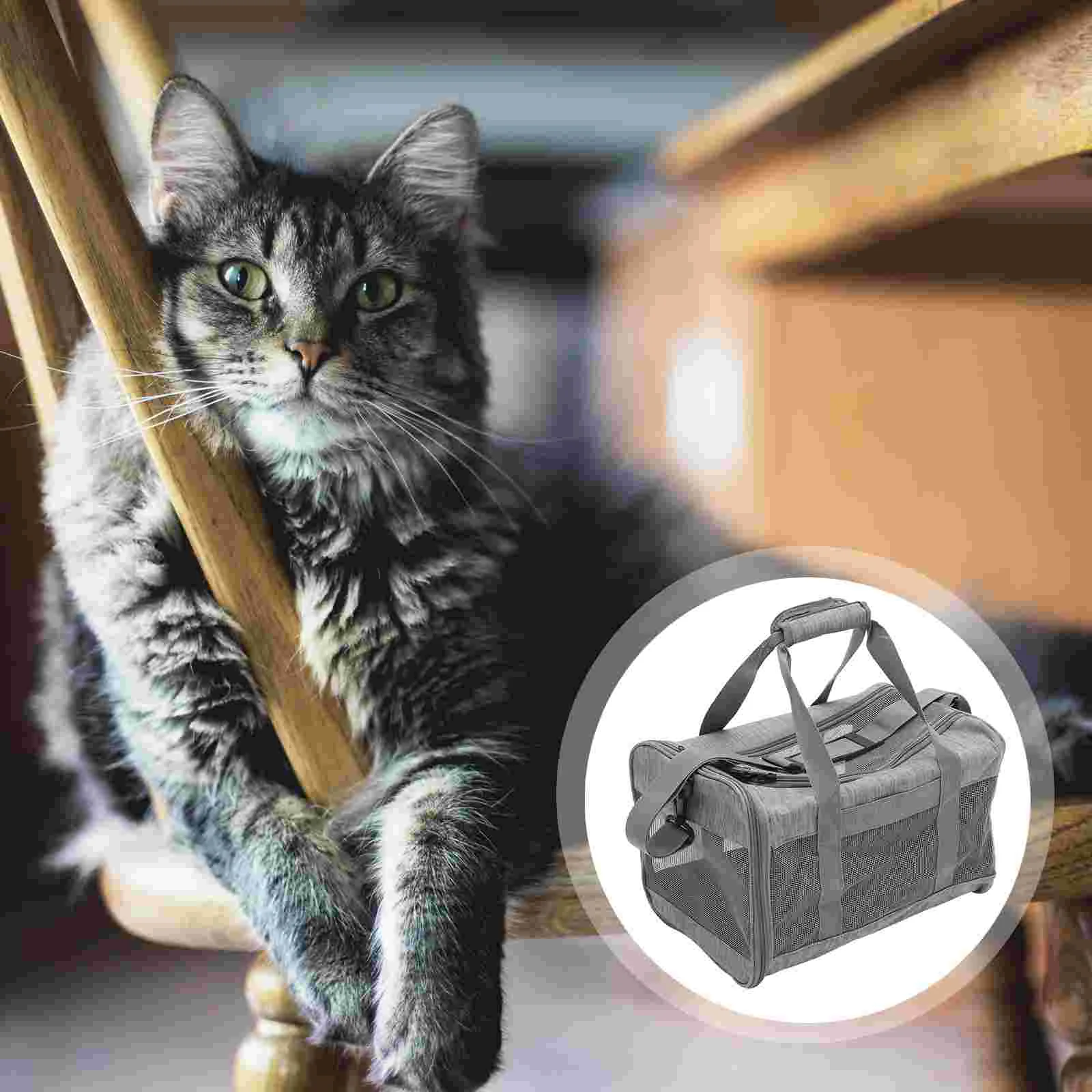 

Cat Carrier Handheld Pet Carrier Breathable Cat Carrying Bag Pet Cat Pouch for Carrying Cat