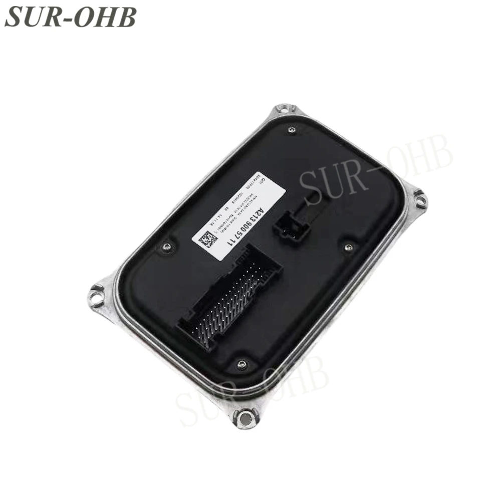 A2139007308 LED Headlight Ballast Module 2139007308 with Full Pins for Low Configuration Mercedes-Benz W222 Right Side