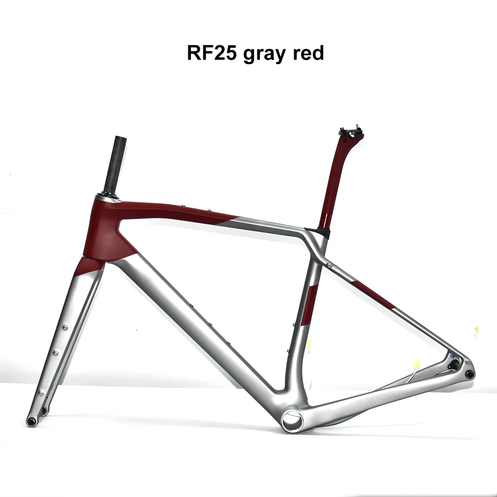 Carbon Frame Gravel Bike with Internal Full Hidden Cable System