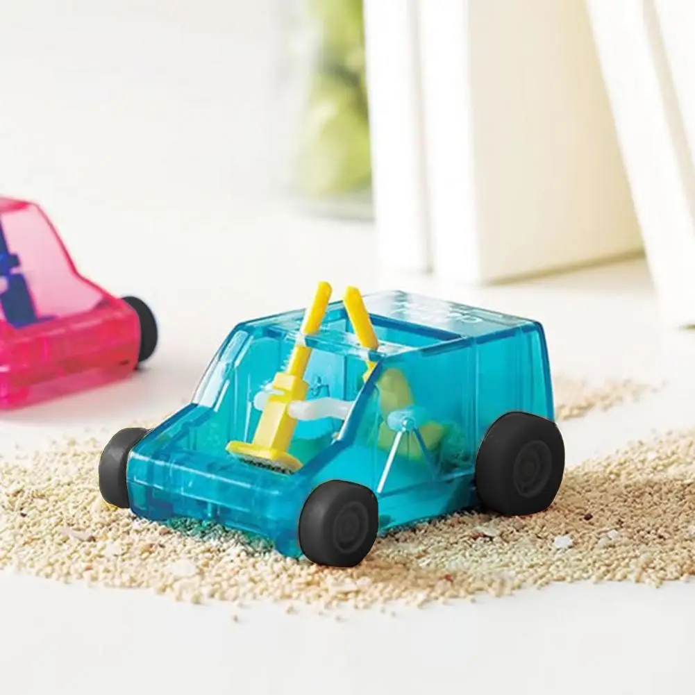 Table Dust Cleaning Brush Car Shape Fun Plastic Desktop Eraser Dust Cleaner Party Confetti Eraser Sweeper School Supplies desktop dust cleaner