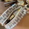 Classic Plaid Multifunctional Three-dimensional Makeup Bag with Large Capacity 4