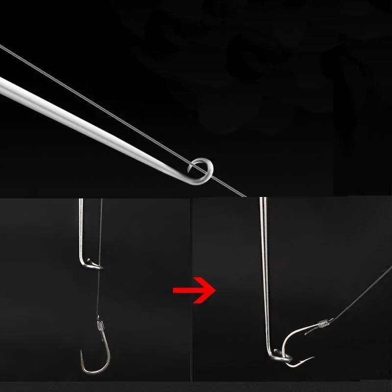 1-4Pcs 스테인레스 스틸 간편한 물고기 후크 제거기 안전 낚시 후크 추출기 분리기 신속한 분리 장치 낚시 도구