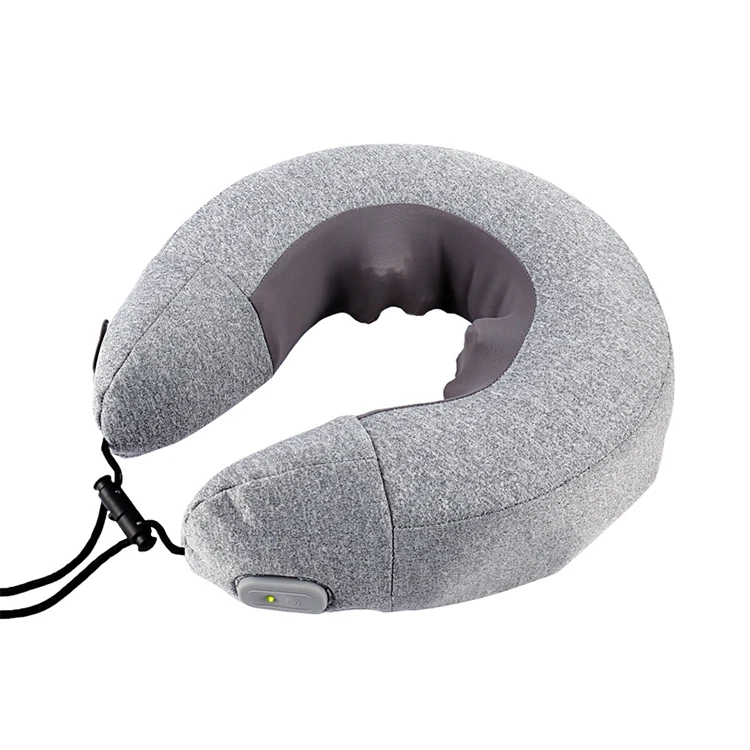 Portable Travel Shiatsu Infrared Inflatable Neck Shoulder Cervical Neck Massage Pillow