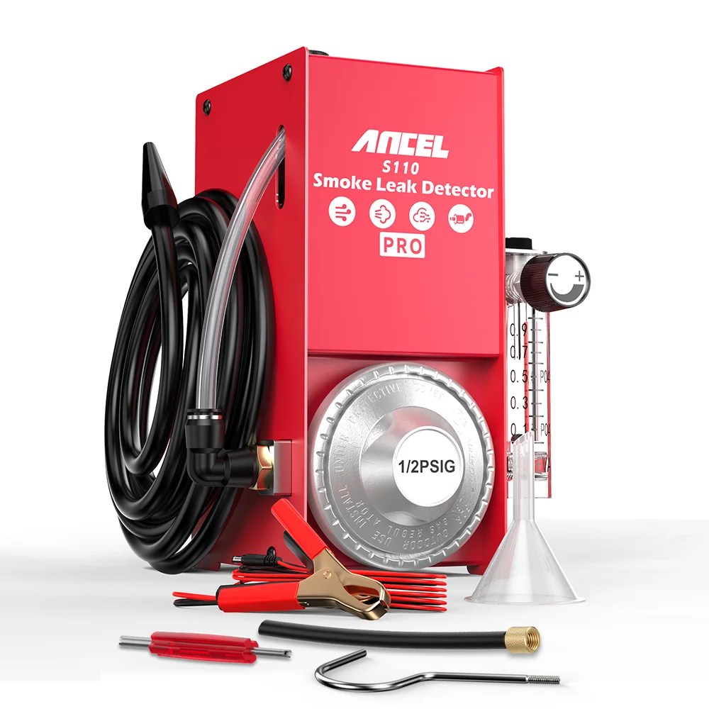

ANCEL S110 Pro Original Car Smoke Leak Detector Automotive EVAP Leakage Gas Leakage Locator Oil Pipe Generator Diagnostic Tool