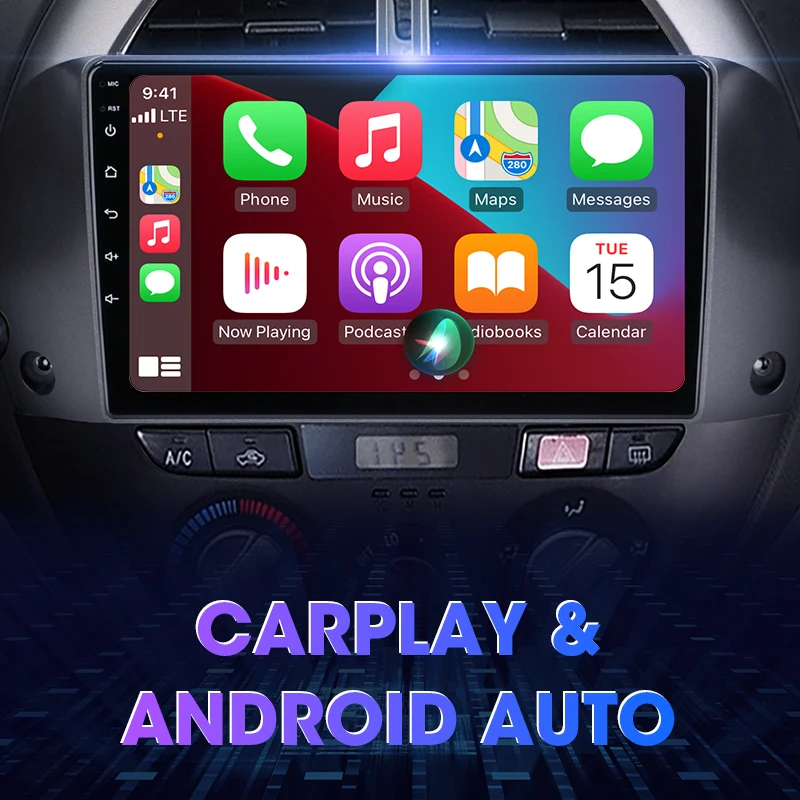 Car Multimedia Player Car Radio Vtopek Android 12 for Toyota RAV4 2001-2006 Car Radio Multimedia Player 2 Din Carplay Stereo GPS DVD