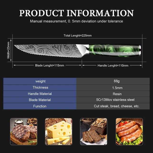 Berlingot Steak Knives set 12 – Julia Moss Designs