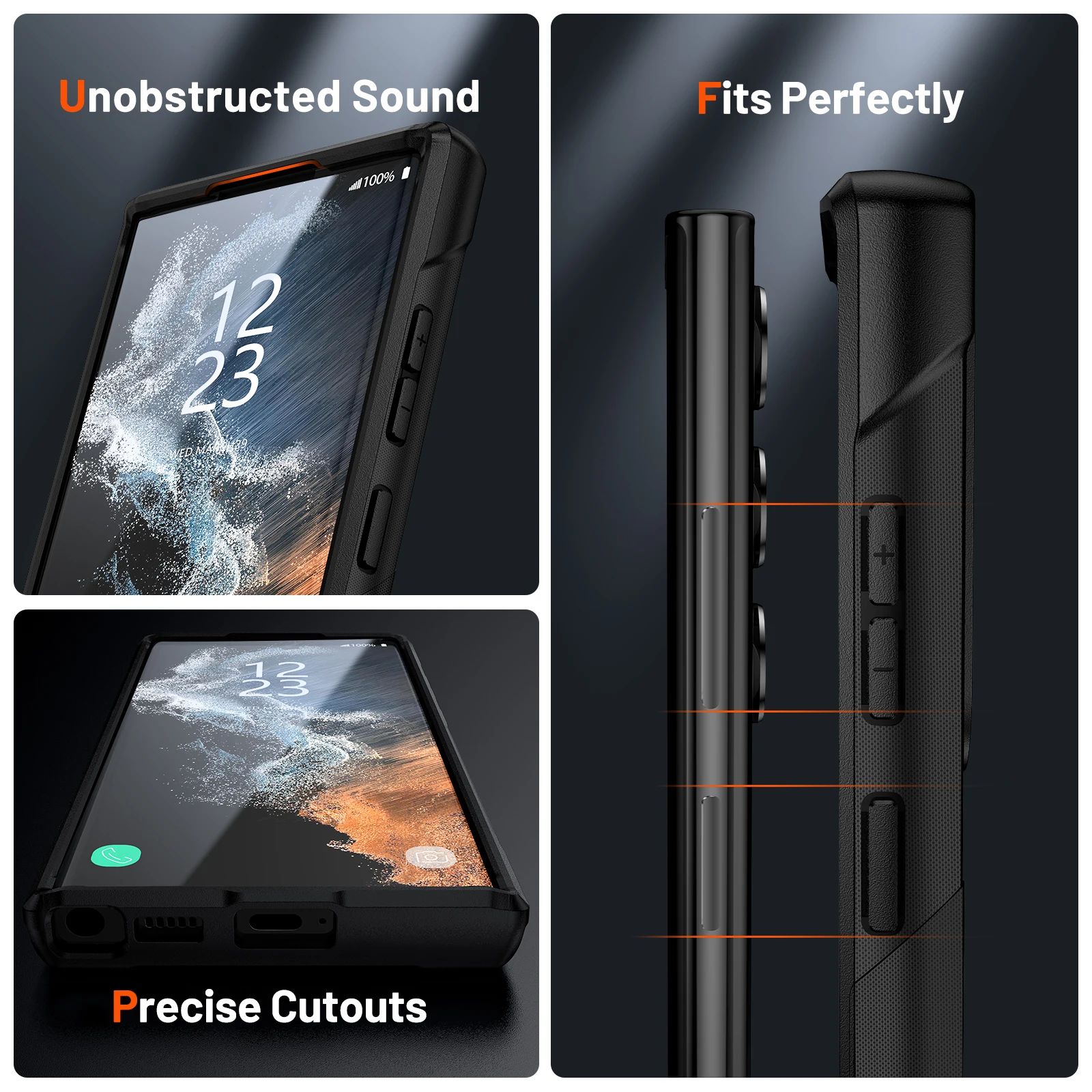 Shockproof Armor Hard Phone Case - Durable Protection Cover