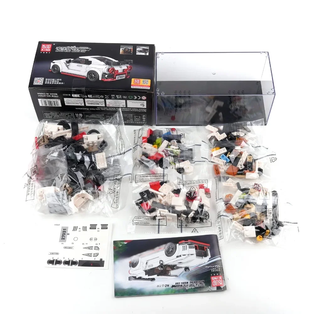 Mould King 27031 Speed-Champion Race Car Building Toy Racing Sports Collectable Model Car Construction Toy Building Kit for Kids