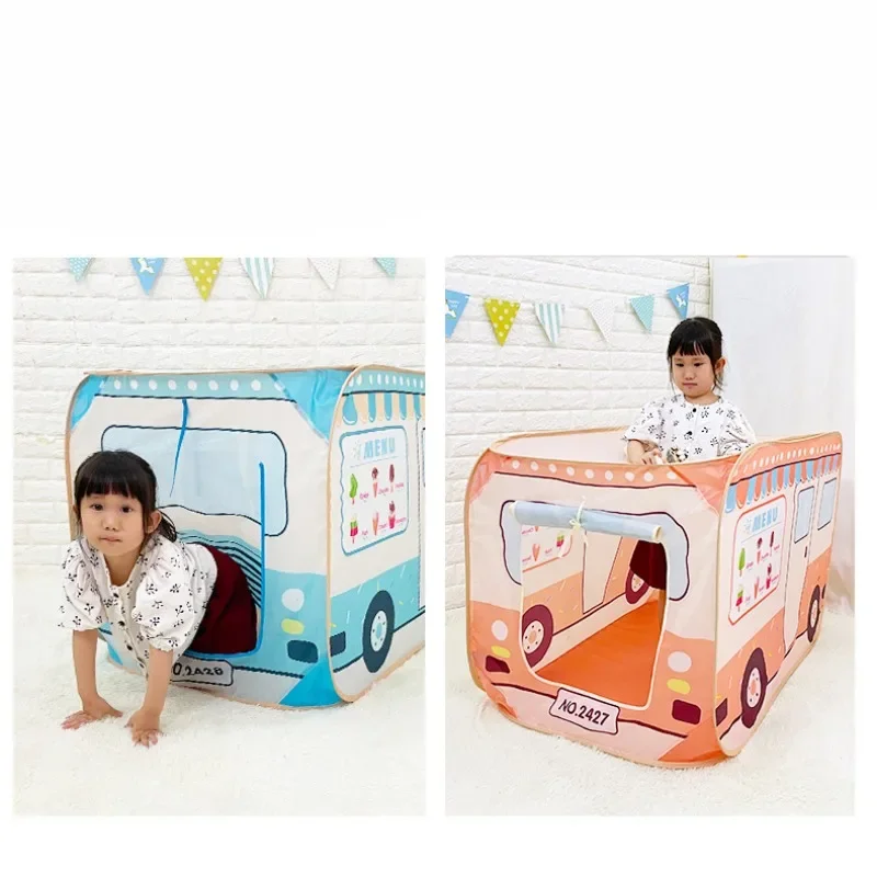 Korean Portable Foldable Play Tent Travel Folding Tent Children Boy Playhouse Kids Gifts Outdoor Toy Tenats Castle New Gifts