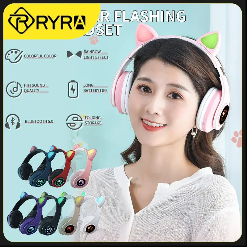 

Tws Earphone With Microphone 300mah Foldable Stereo For Pc Laptop Phone Bluetooth5.0 Headset Wireless Headphone