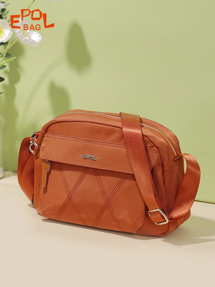 EPOL Crossbody Bags for Women 2023 New Stylish Light Weight Shopping High Quality Versatile Casual Solid Shoulder Bags 6071-09