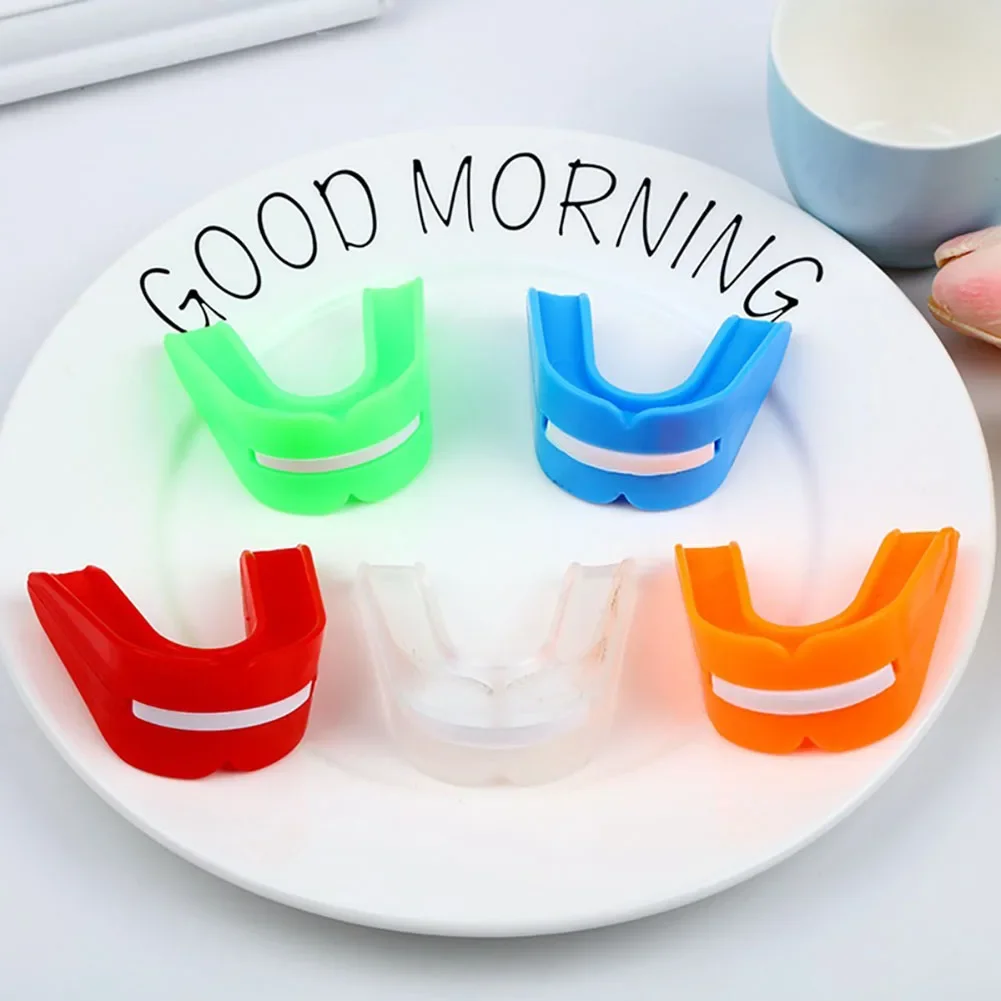 Double-Sided Mouthguard Adults Teeth Mouth Guard Sports Boxing Kickboxing Free Athletic Protector Fit Most Mouth Size