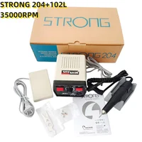 Dental Lab Equipment 35K STRONG210 102L Jewelry Polishing  Handpiece Manicure Milling Cutter Machine Dental Micro Motor File Bit 1