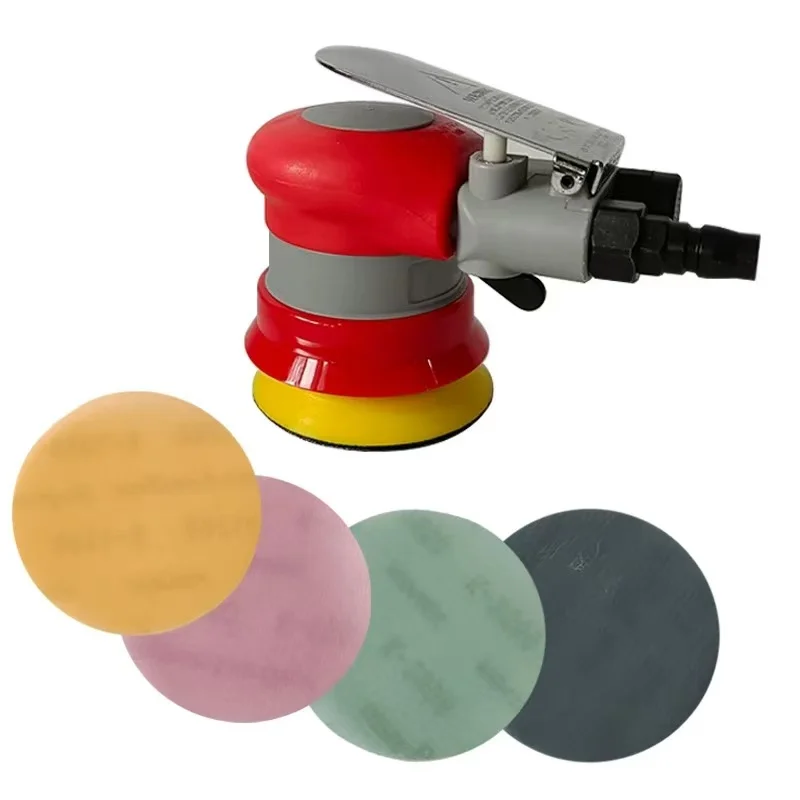 일본 KOVAX 3인치 75mm 연질 필름 사포, 자동차 페인트 건식 연삭 및 연마 사포, 연질 연마지