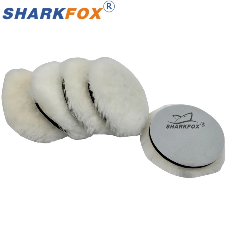 Car Wool Polish Pad 6 inch Disc Car Waxing Polishing Buffing Cars Paint Care Polisher Pads Auto Washing Cleaning Accessories 4
