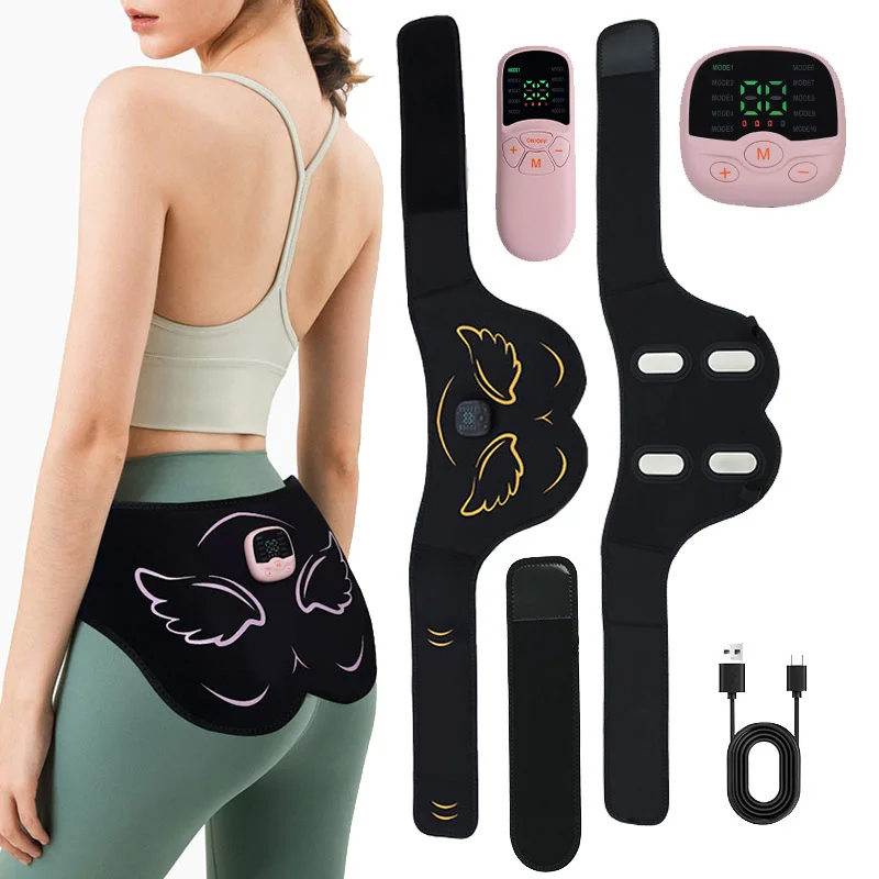Electric Butt Muscle Stimulator EMS Hips Trainer USB Rechargable Buttocks Lifting Muscle Toner Lose Weight Burning Fat Fitness muscle stimulator