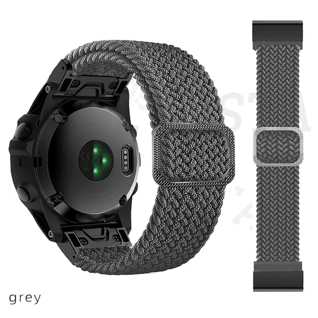 Smart Watch Band For Garmin Fenix 6 6Pro 5 5Plus 7 Descent Mk2S Easyfit Braided Strap For MARQ Series Watchband Accessories