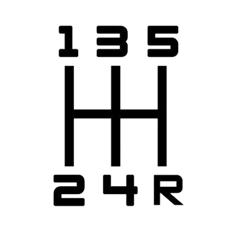 

Personalized Car Variable Speed 12345R Car Stickers Decoration Funny PVC Waterproof Sunscreen Stickers Can Be Customized Color