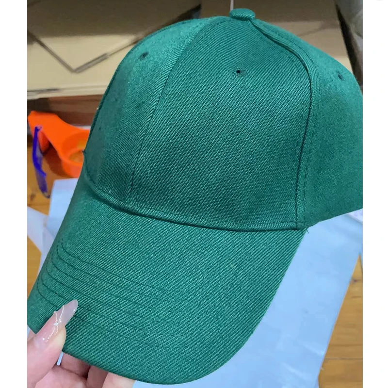 Unisex Baseball Cap Plain Curved Sun Visor Outdoor Dustproof Solid Color Fashion Adjustable Leisure